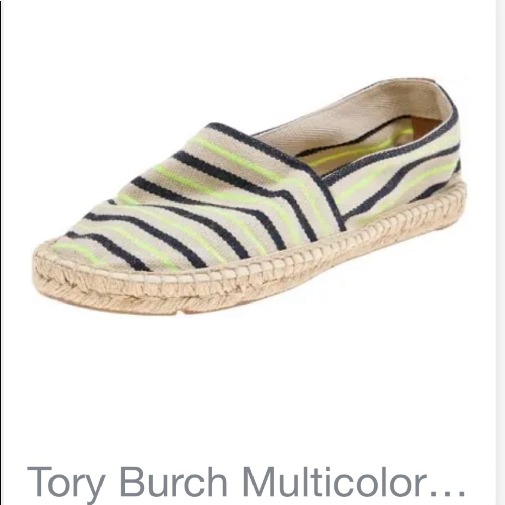 Tory Burch multicolor espadrilles; size 8; NWOT